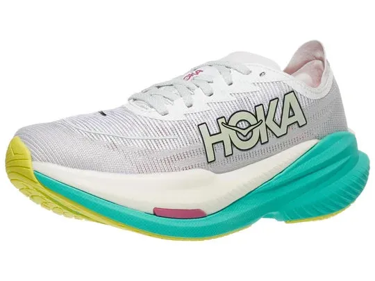 Hoka | Mach X2 | Women's | Frost/Electric Aqua