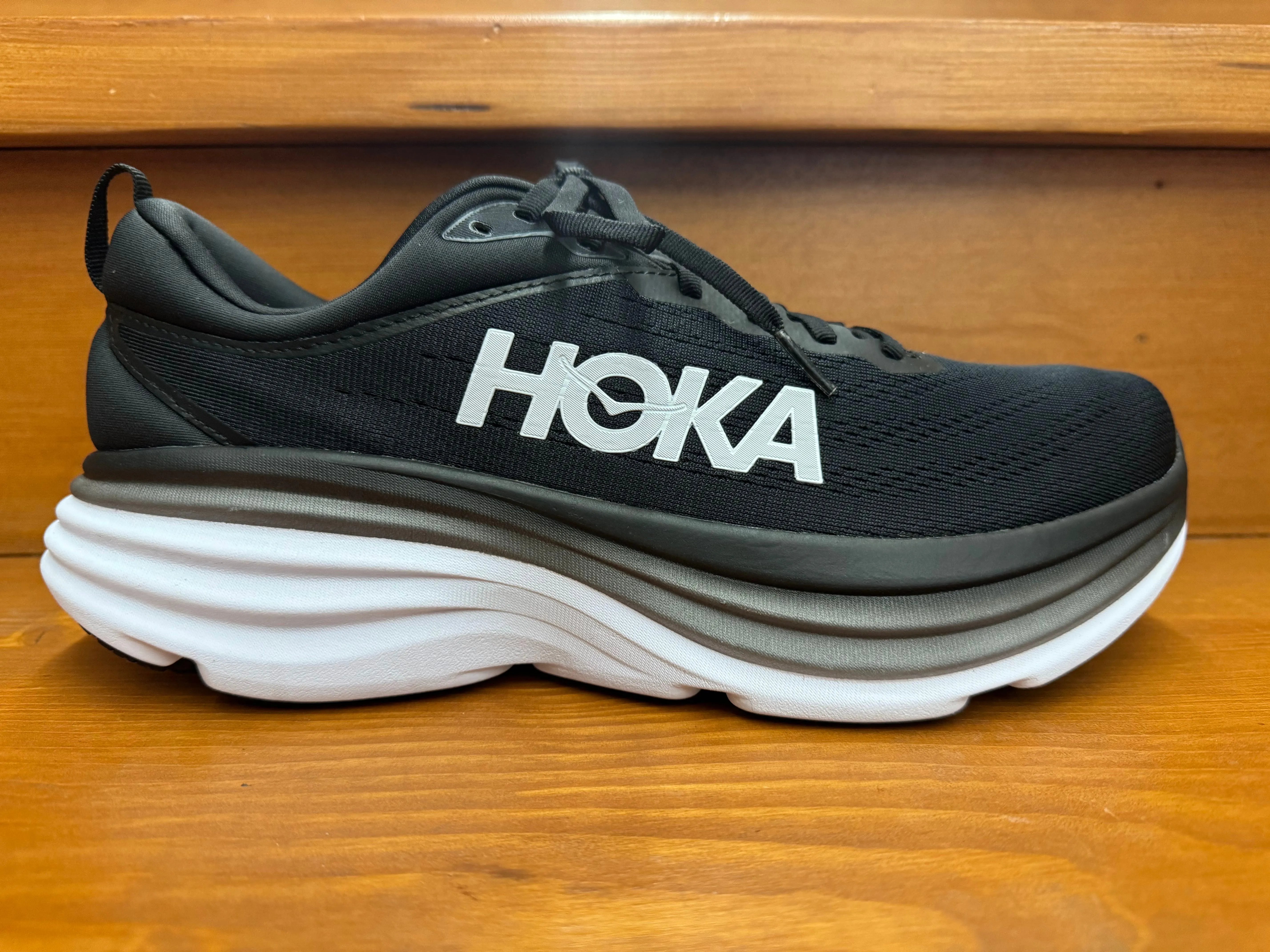 Hoka Bondi 8 Black/White 1123202 BWHT & 1127953 BWHT & 1127955 BWHT