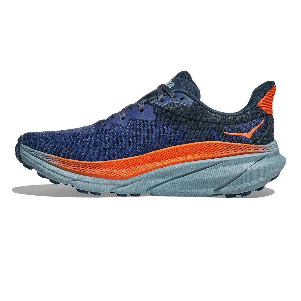 Hoka  Challenger 7 Mens Trail Running Shoes Bellwether Blue/Stone Blue