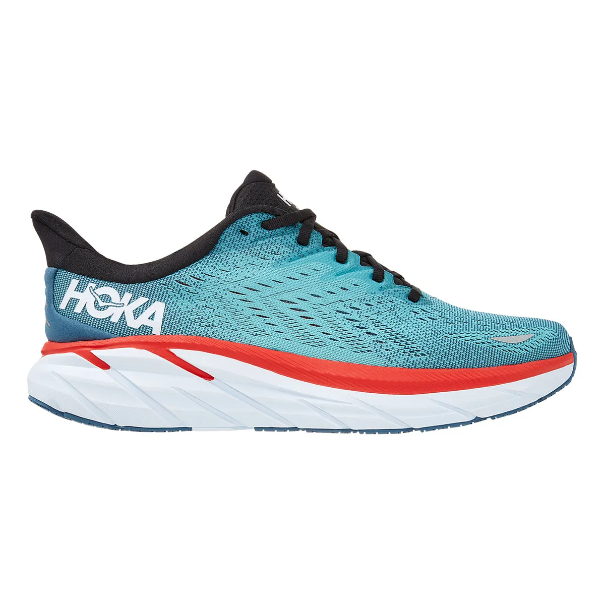 Hoka Clifton 8 - Real Teal - Aquarelle