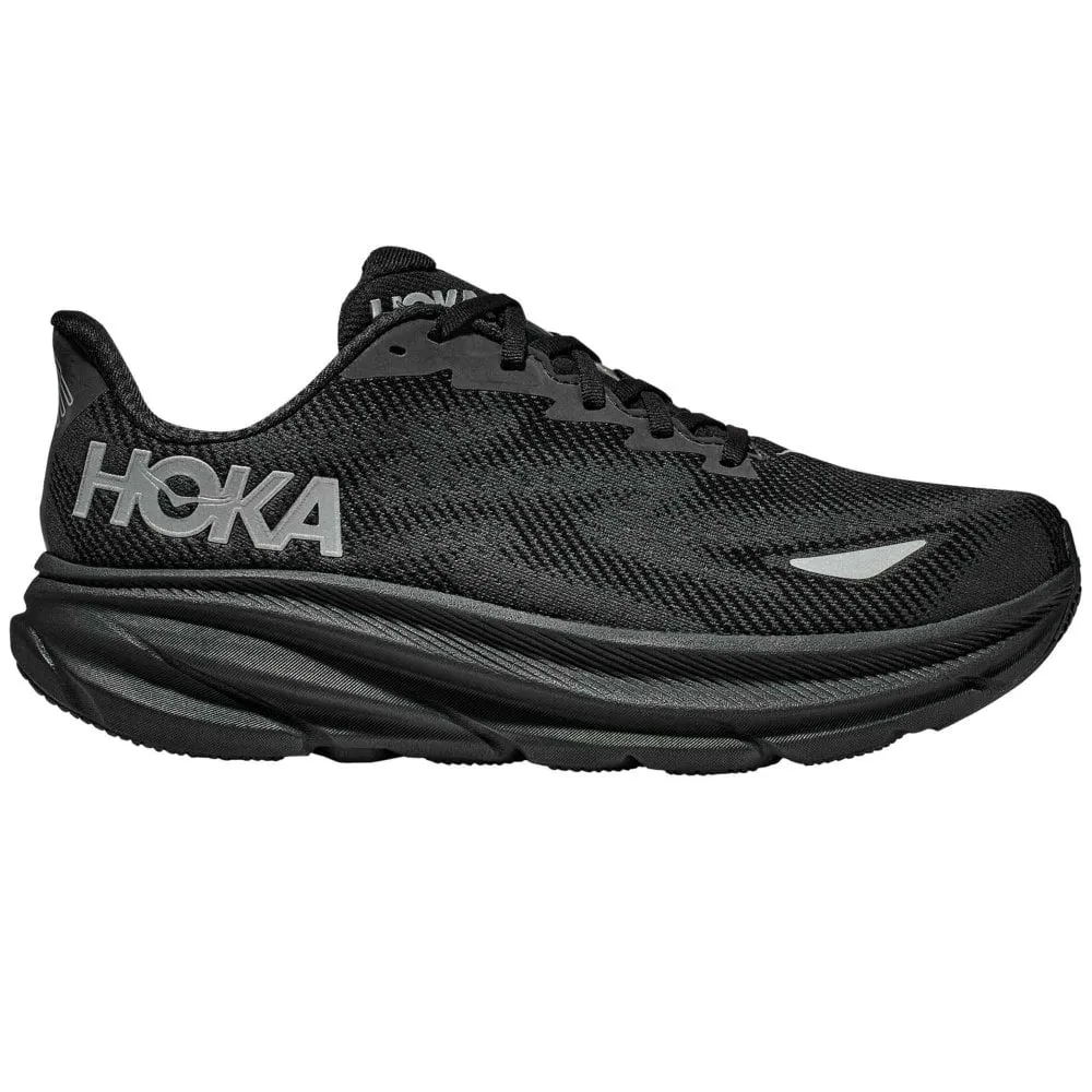 Hoka  Clifton 9 Gore-Tex Womens Waterproof Running Shoes Black/Black