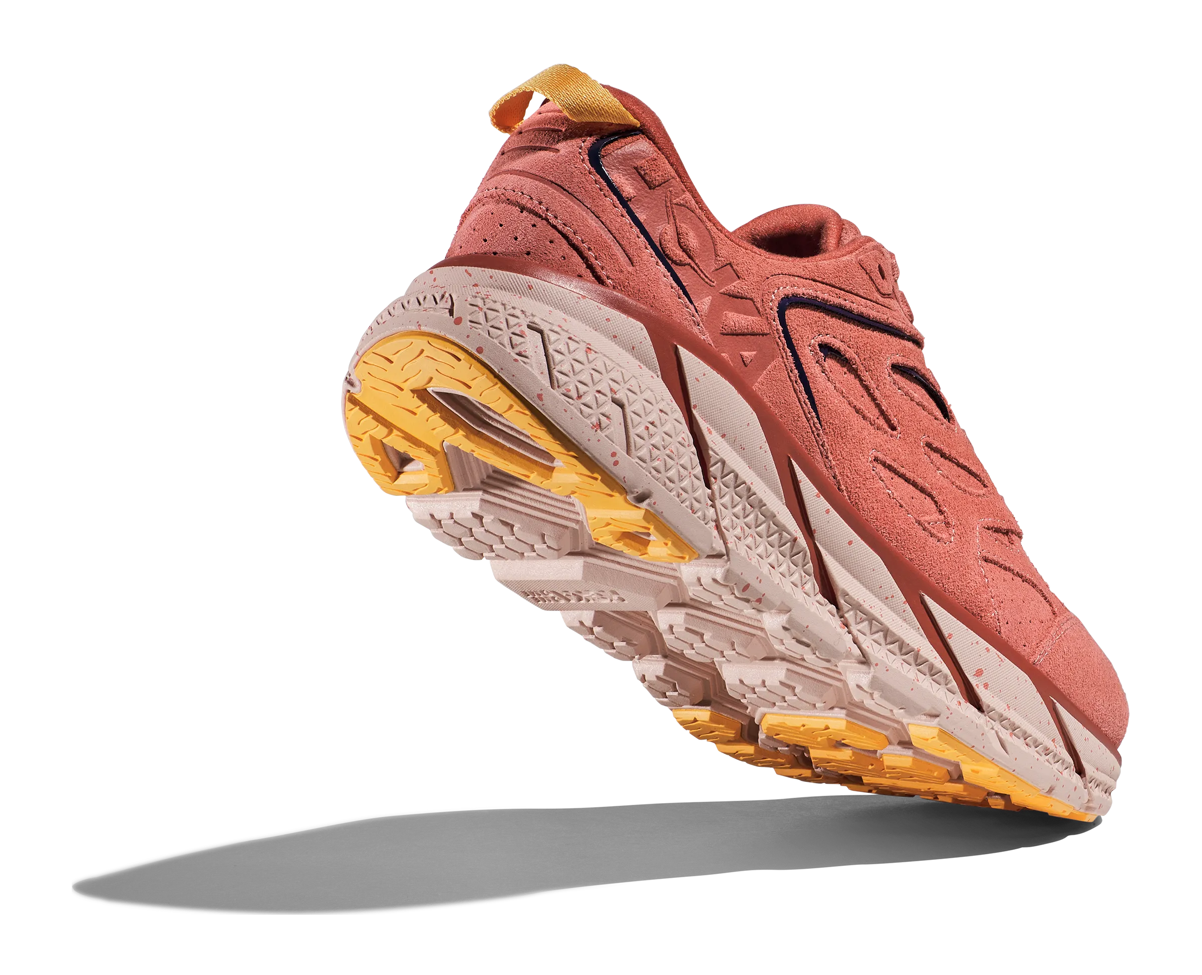 Hoka  Clifton L Suede  Earthenware / Hot Sauce 