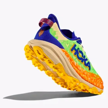 Hoka Kid’s Speedgoat 6 Ultramarine/Electric Lime