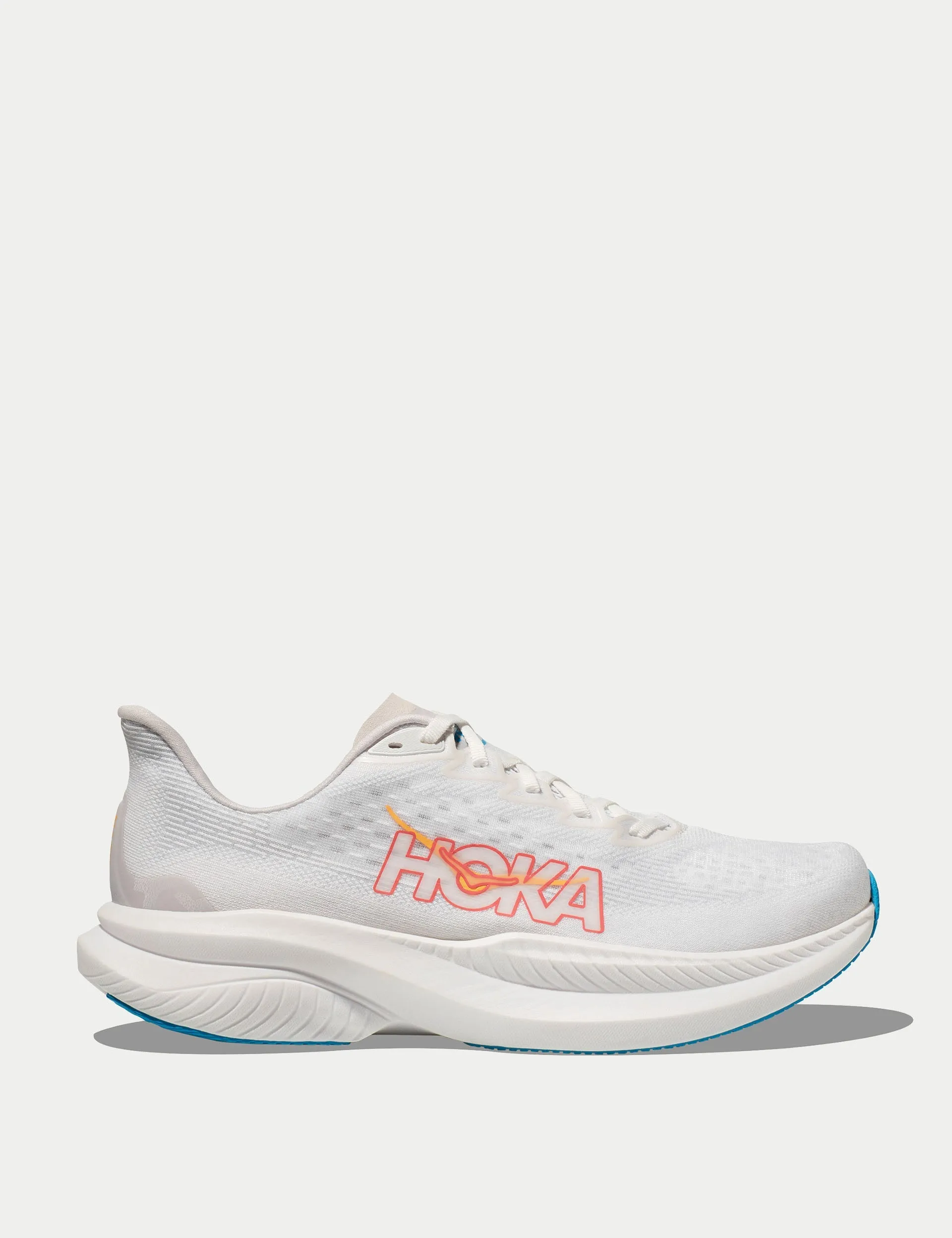 HOKA Mach 6 - White/Nimbus Cloud