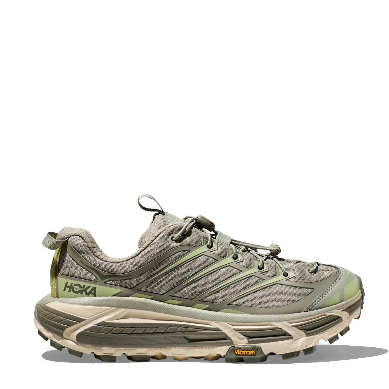 Hoka Mafate Three2 Trainers Barley / Seed Green