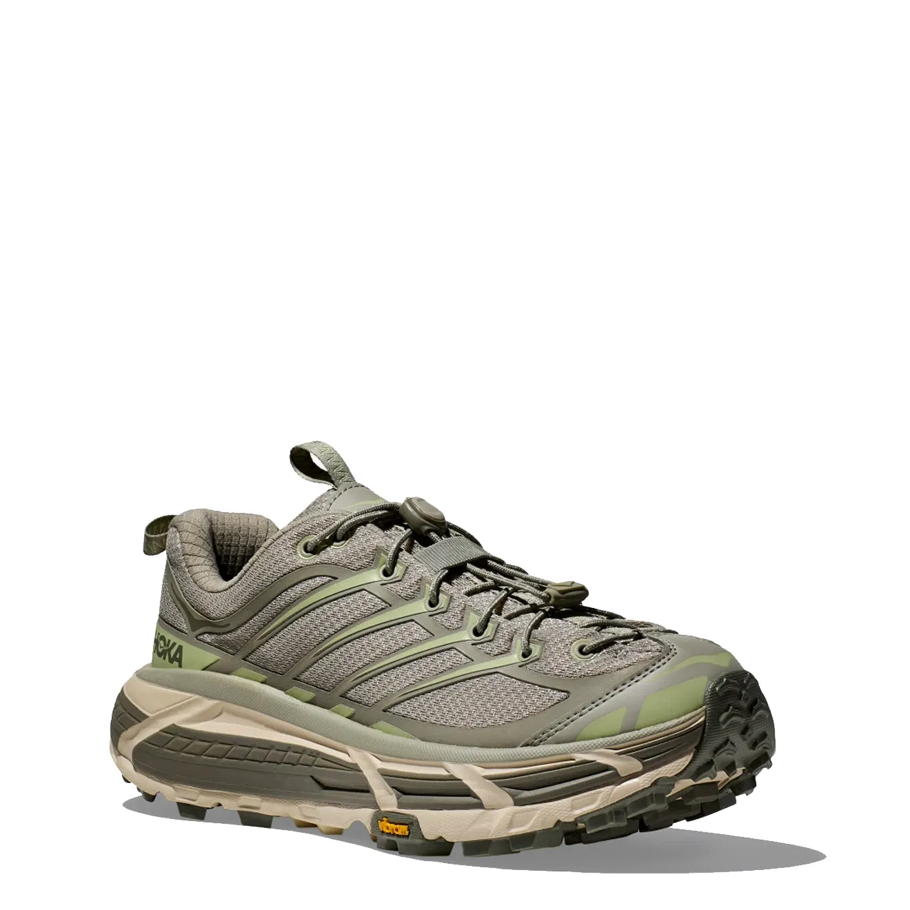 Hoka Mafate Three2 Trainers Barley / Seed Green