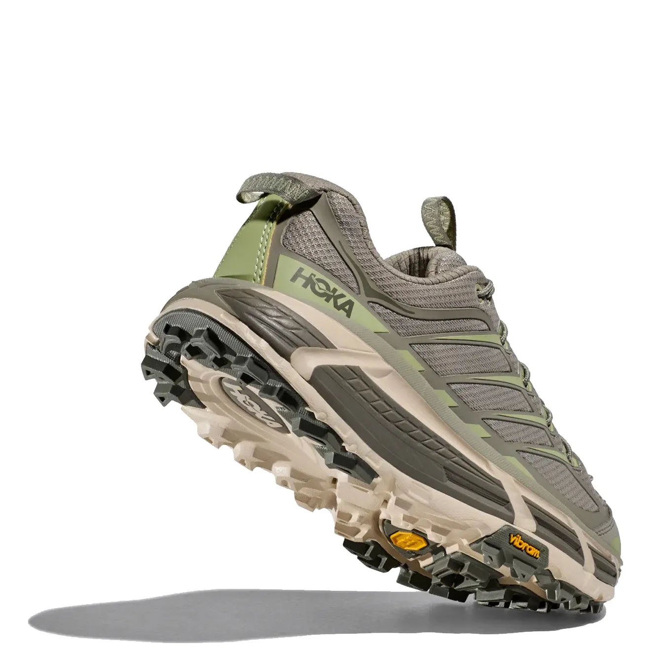 Hoka Mafate Three2 Trainers Barley / Seed Green