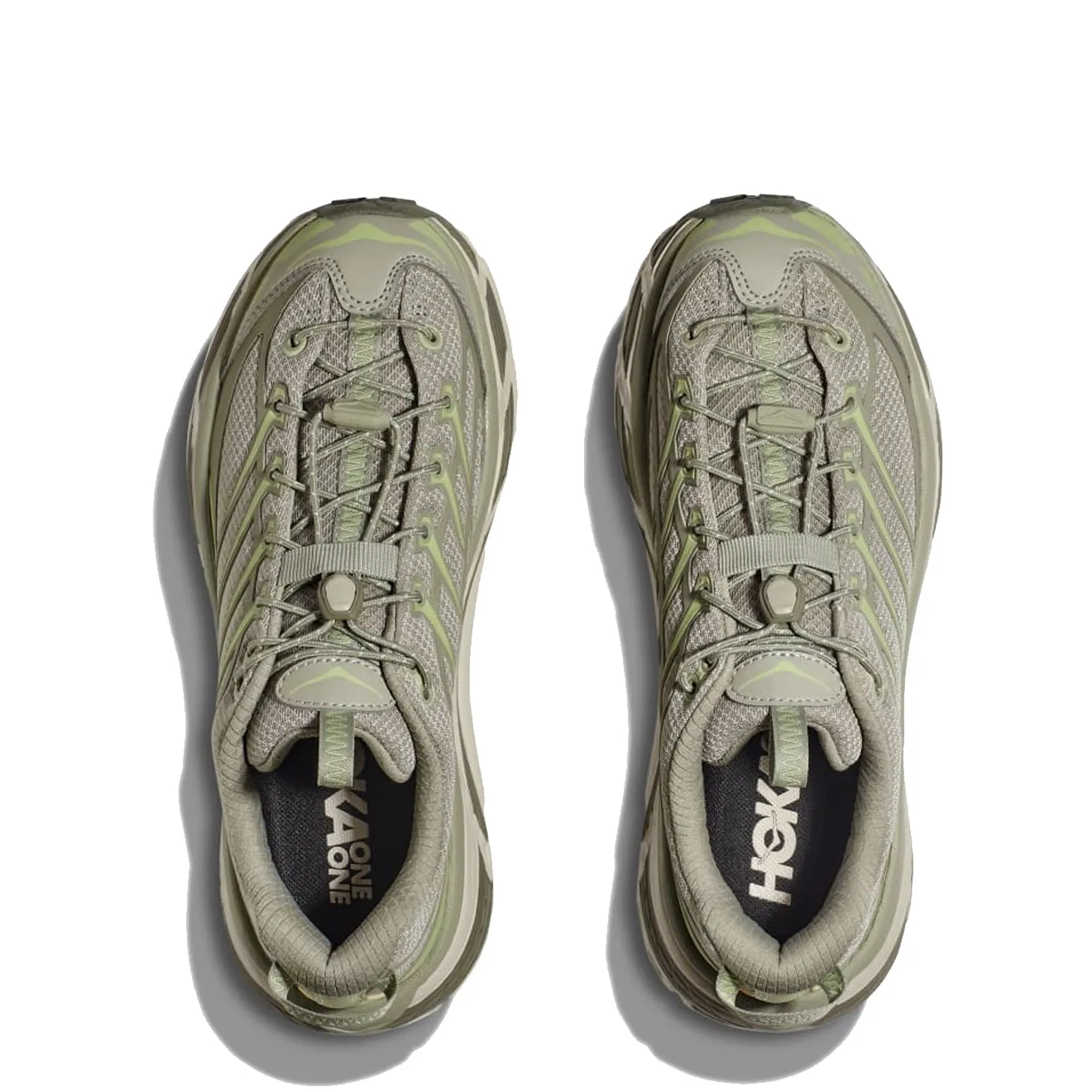 Hoka Mafate Three2 Trainers Barley / Seed Green