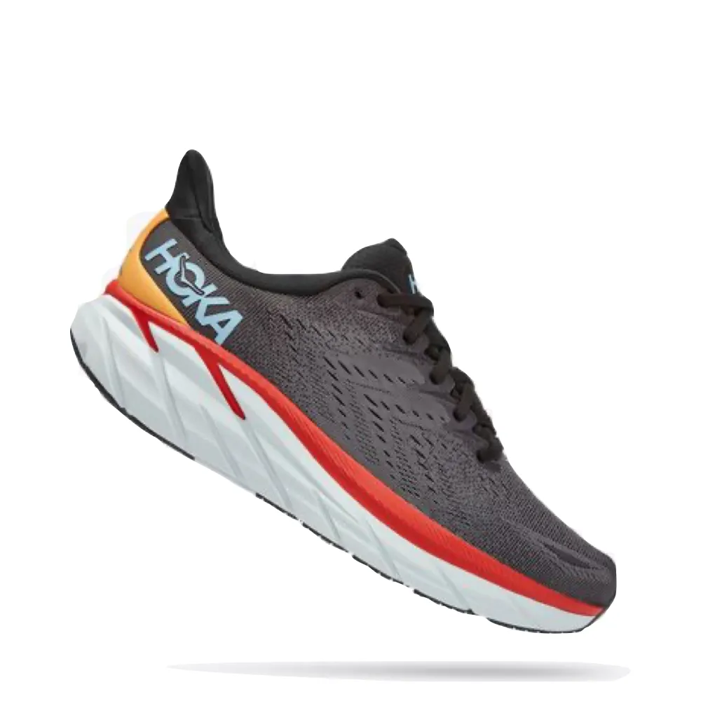 Hoka Men's Clifton 8 Runner (Anthricite/Castlerock)