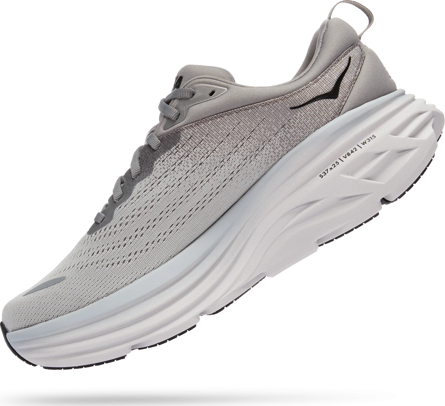 Hoka Men's Bondi 8 X-Wide Sharkskin/Harbor Mist | Buy Hoka Men's Bondi 8 X-Wide Sharkskin/Harbor Mist here | Outnorth