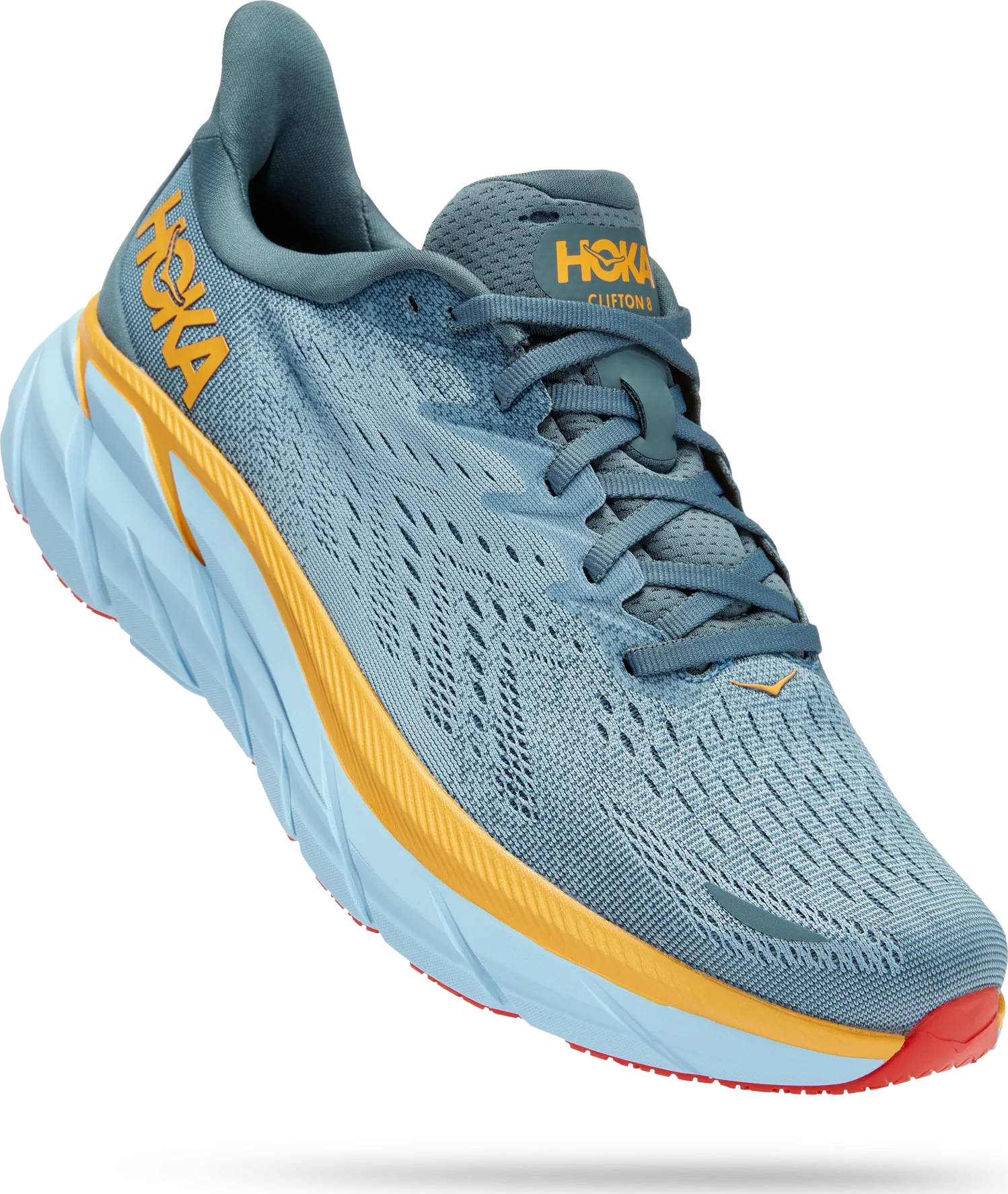 Hoka Men's Clifton 8 Goblin Blue/Mountain Spring | Buy Hoka Men's Clifton 8 Goblin Blue/Mountain Spring here | Outnort