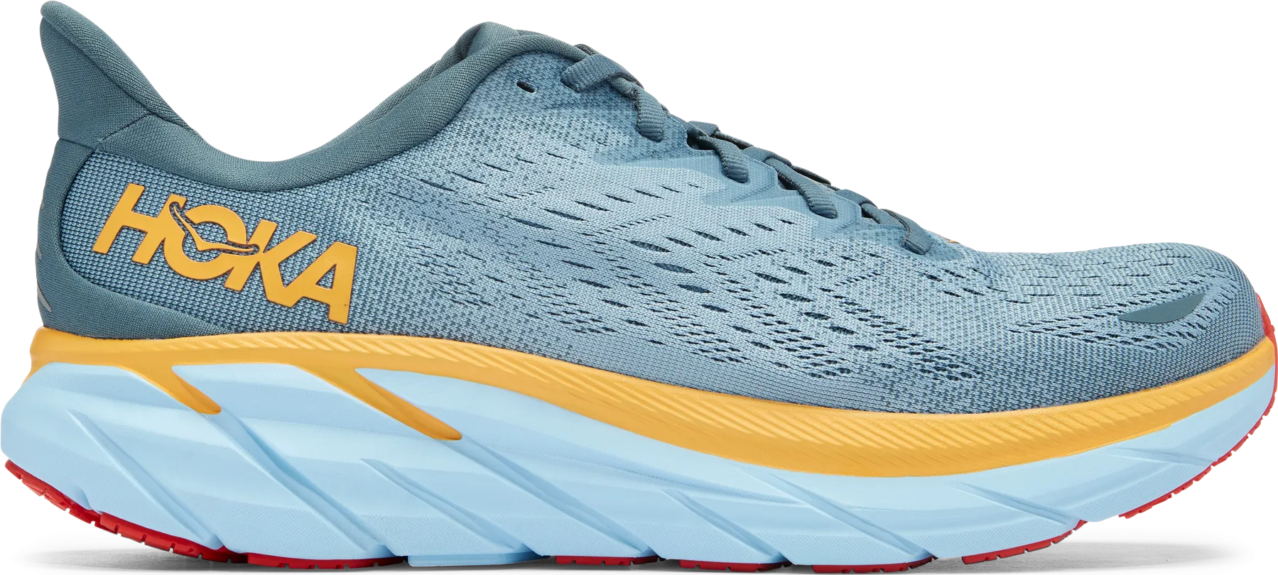 Hoka Men's Clifton 8 Goblin Blue/Mountain Spring | Buy Hoka Men's Clifton 8 Goblin Blue/Mountain Spring here | Outnort