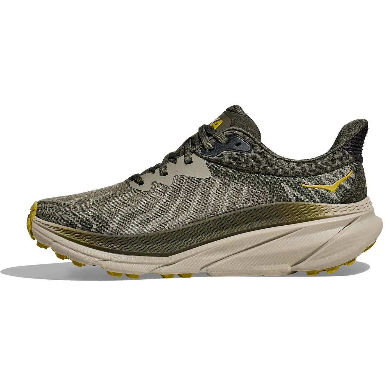 HOKA ONE ONE Men's Challenger 7 - Olive Haze / Forest Cover (Wide Width)