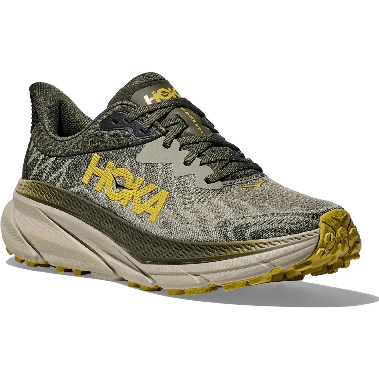 HOKA ONE ONE Men's Challenger 7 - Olive Haze / Forest Cover (Wide Width)