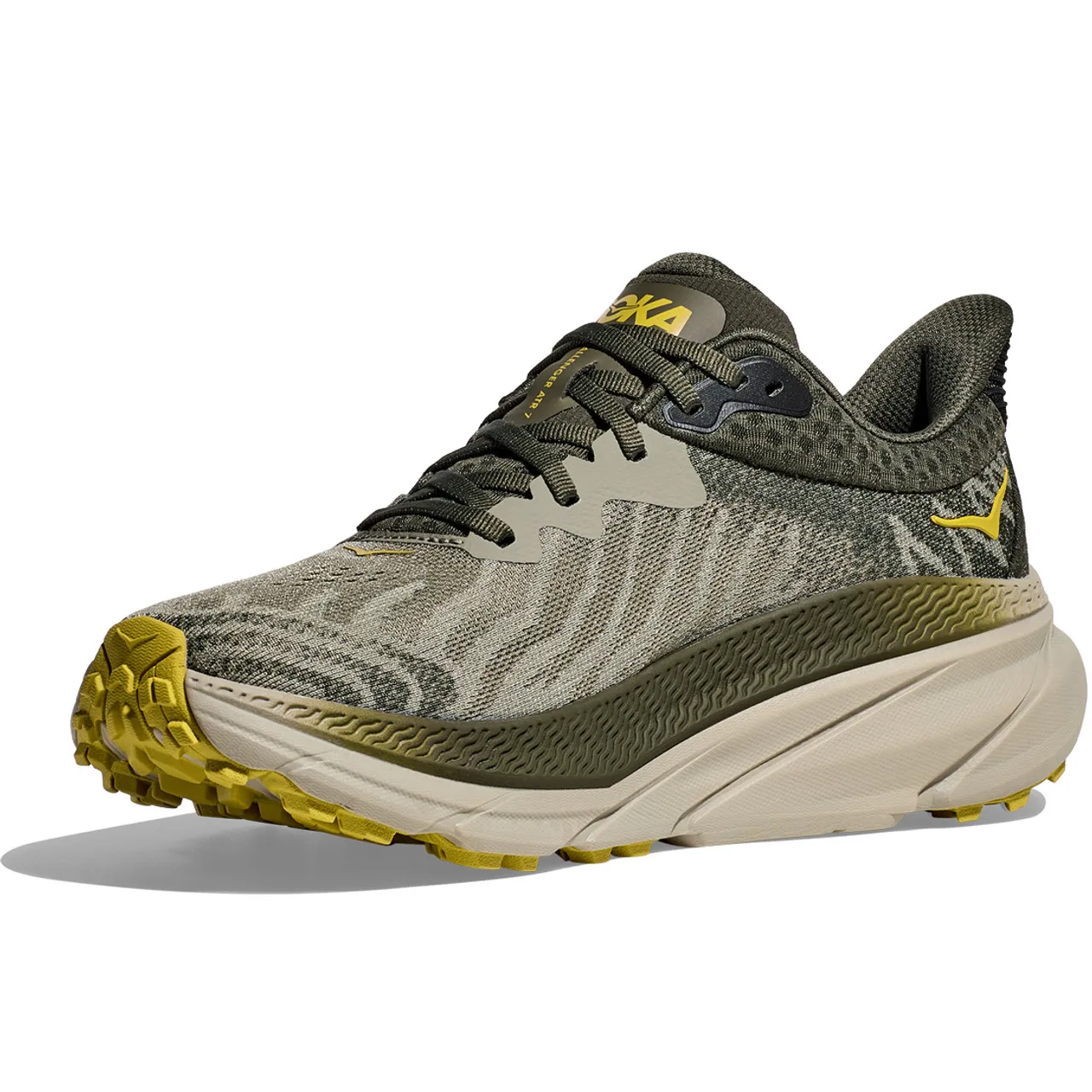 HOKA ONE ONE Men's Challenger 7 - Olive Haze / Forest Cover (Wide Width)