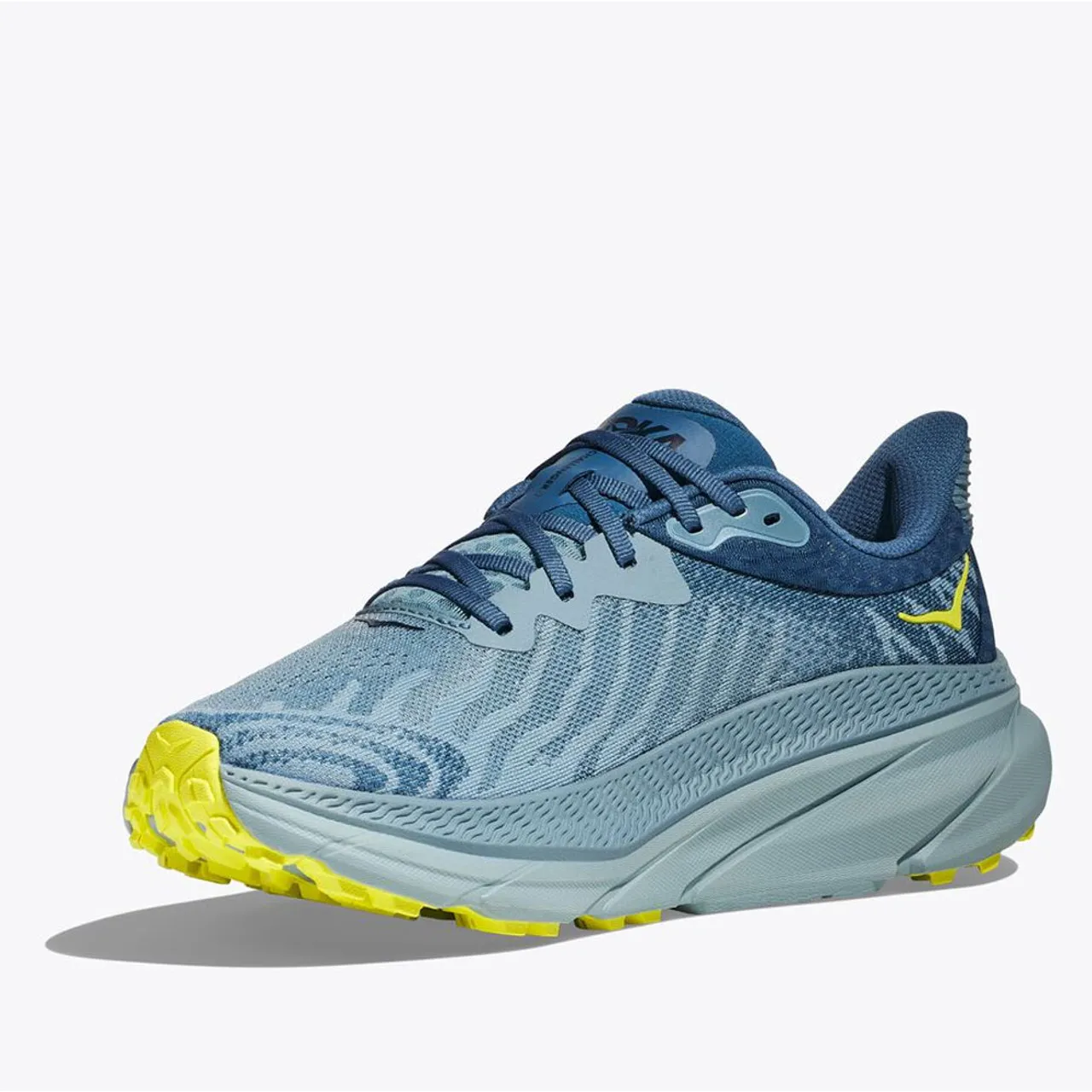 HOKA ONE ONE Men's Challenger 7 - Stone Blue / Evening Primrose (Medium Width)