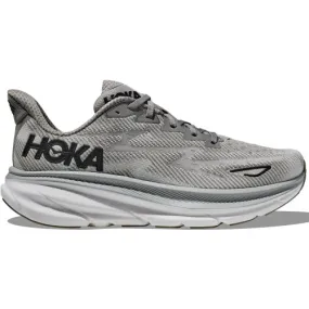 HOKA ONE ONE Men's Clifton 9 - Harbor Mist / Black (Wide Width)