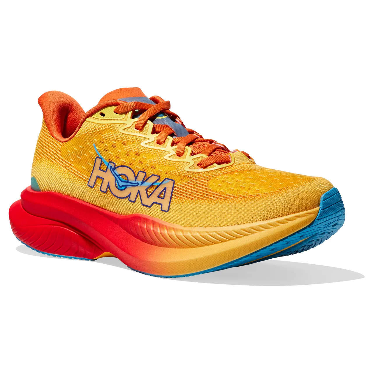 HOKA ONE ONE Men's Mach 6 - Poppy / Squash (Medium Width)