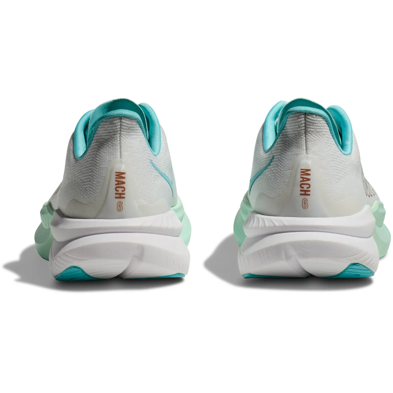 HOKA ONE ONE Women's Mach 6 - Frost / Rose Gold (Wide Width)