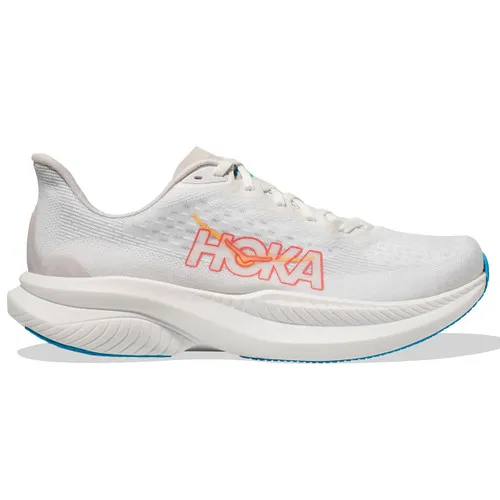 HOKA ONE ONE Women's Mach 6 - White / Nimbus Cloud (Medium Width)