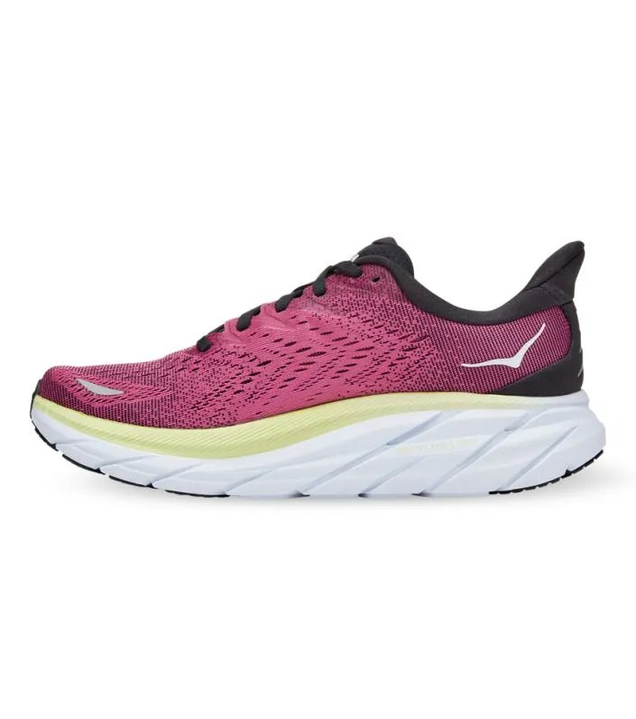 HOKA ONE Women's Clifton 8 - Blue Graphite/Ibis Rose