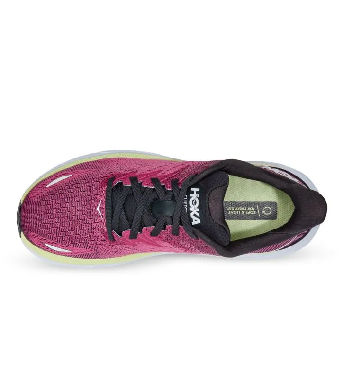 HOKA ONE Women's Clifton 8 - Blue Graphite/Ibis Rose