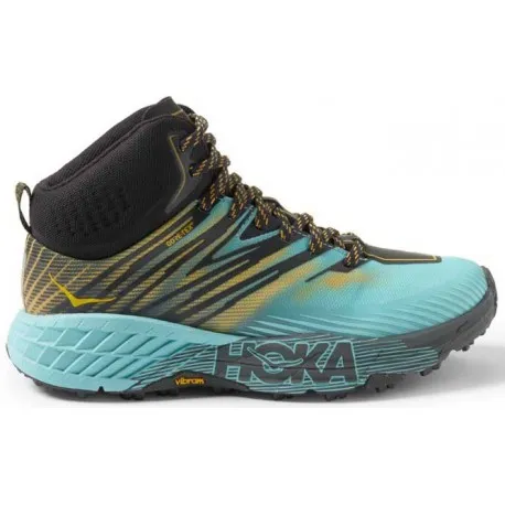 HOKA SPEEDGOAT MID 2 GTX ANTIGUA SAND/GOLDEN ROD FOR WOMEN'S