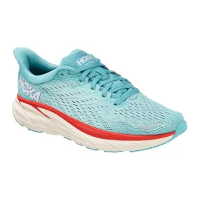 HOKA WOMEN'S CLIFTON 8 AQUA BLUE (WIDE)