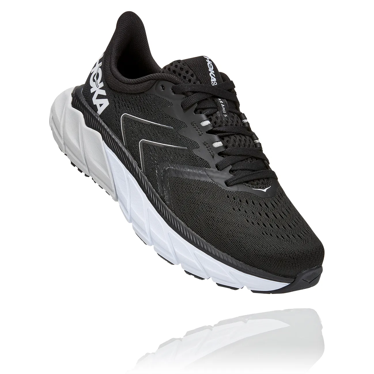 Hoka Women's Arahi 5 Black/White | Buy Hoka Women's Arahi 5 Black/White here | Outnorth