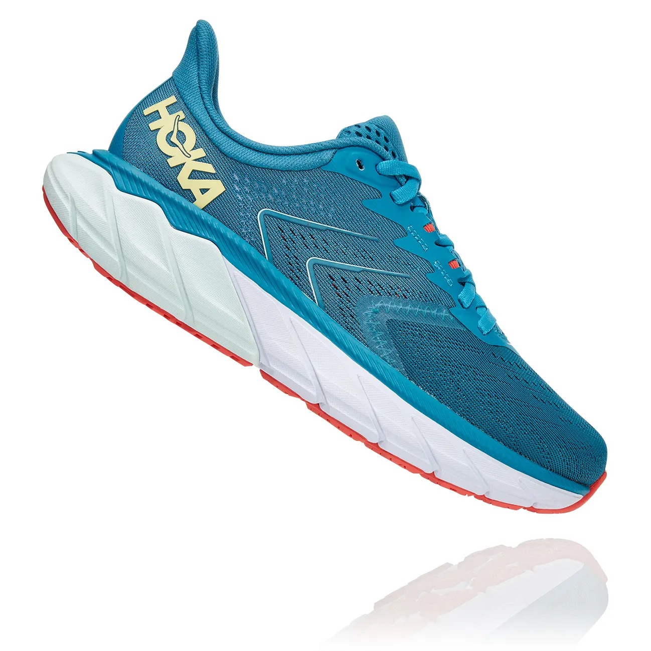 Hoka Women's Arahi 5 Mosaic Blue/Lum Green | Buy Hoka Women's Arahi 5 Mosaic Blue/Lum Green here | Outnorth