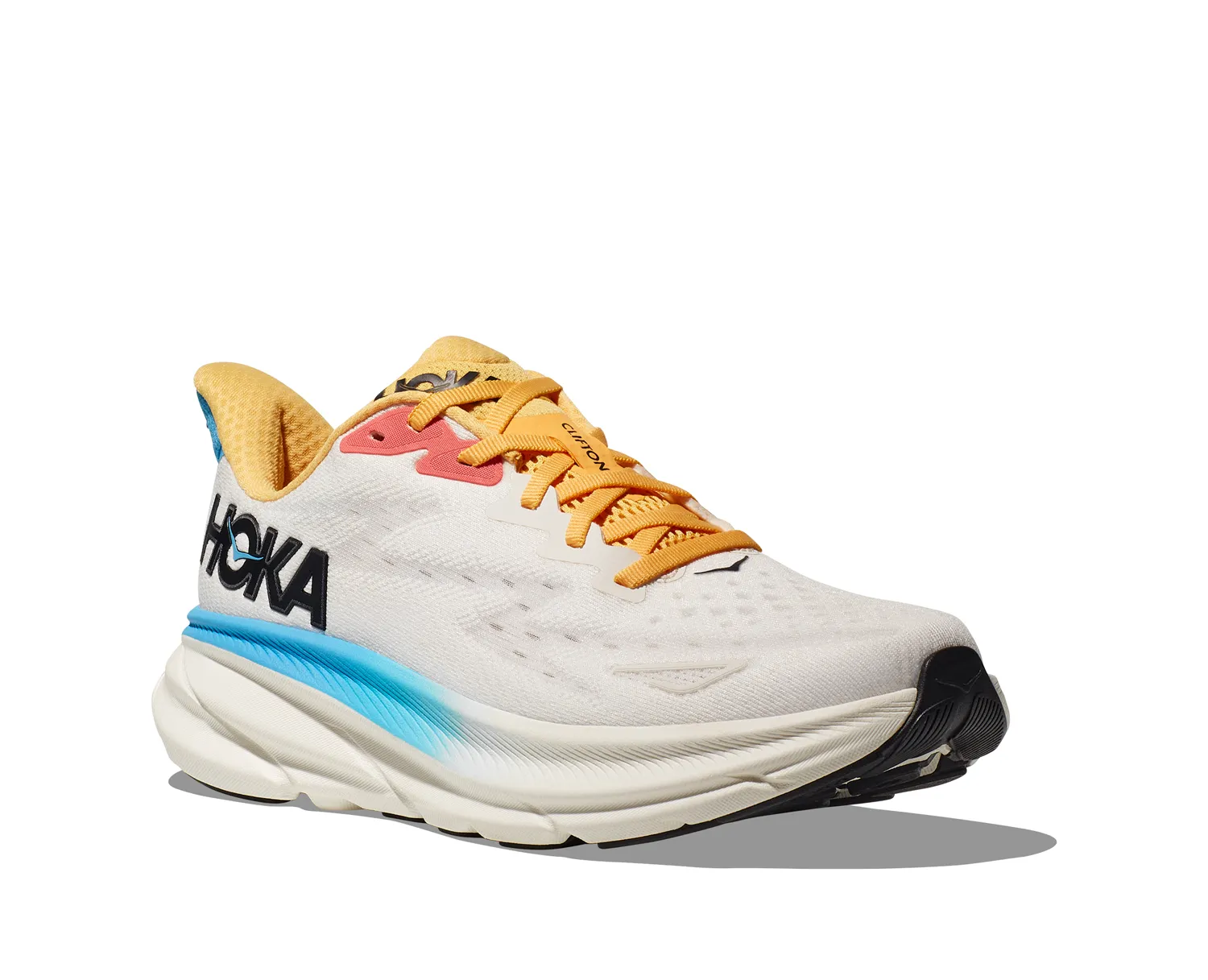 Hoka Women's Clifton 9 Blanc De Blanc/Swim Day | Buy Hoka Women's Clifton 9 Blanc De Blanc/Swim Day here | Outnorth