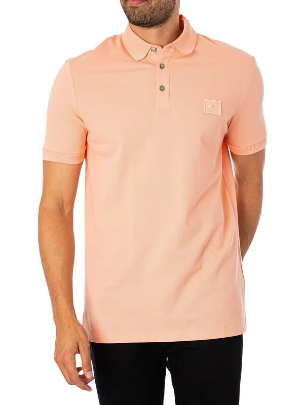 HUGO Dereso Polo Shirt - Light Red