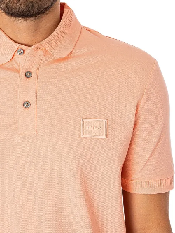 HUGO Dereso Polo Shirt - Light Red