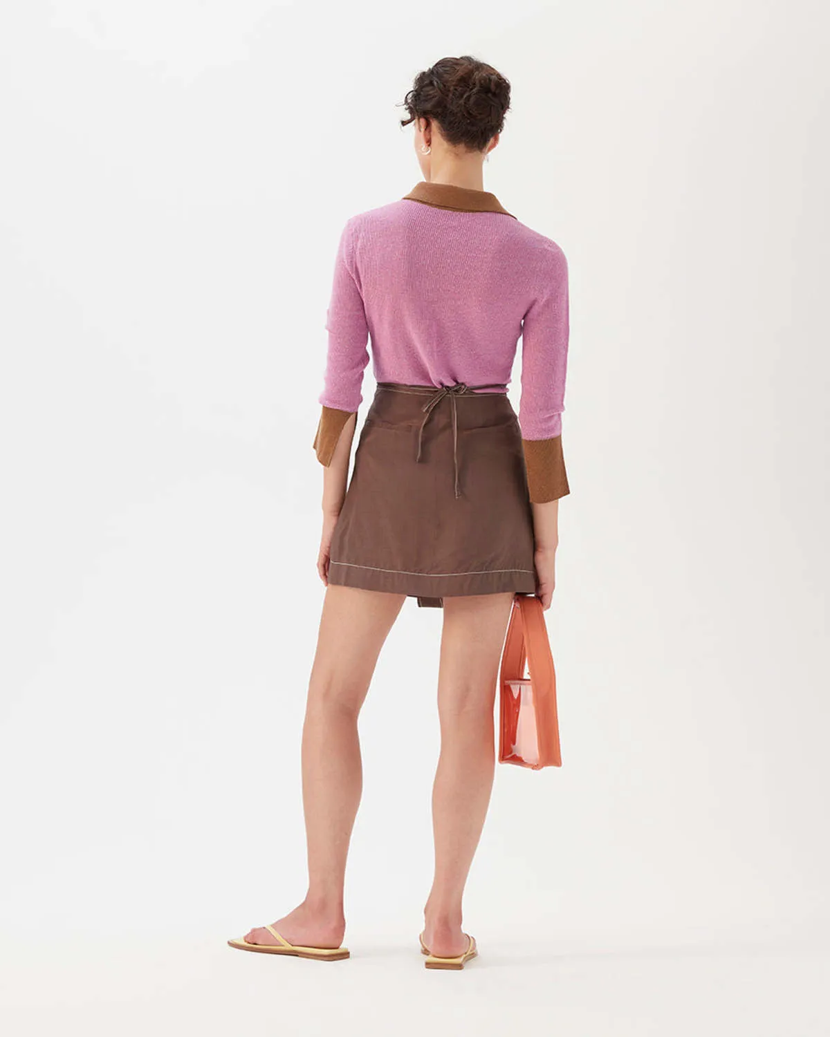 Jamilla Skirt - Viscose Brown