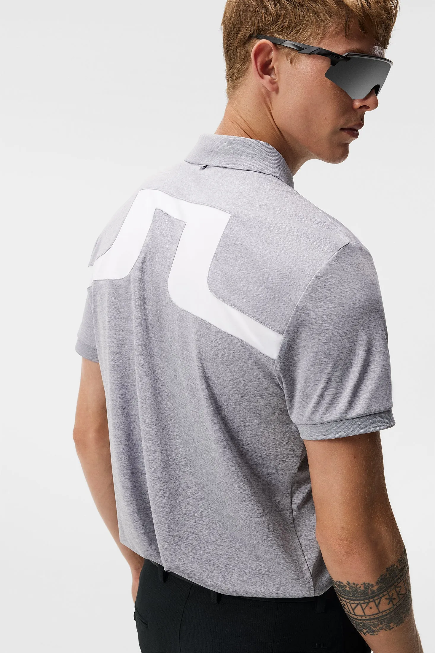 Jeff Reg Fit Polo / Grey Melange