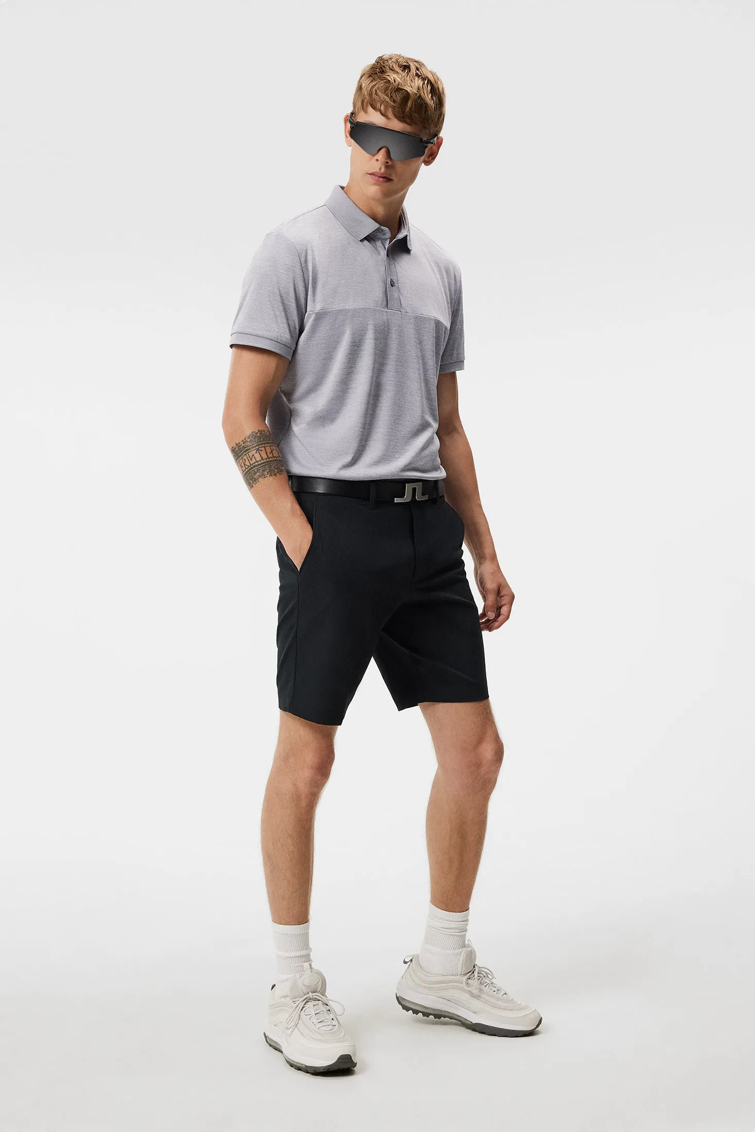 Jeff Reg Fit Polo / Grey Melange