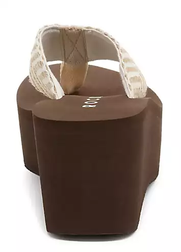 Ladies Brown Crush Cordel Sandals by Rocket Dog | Look Again