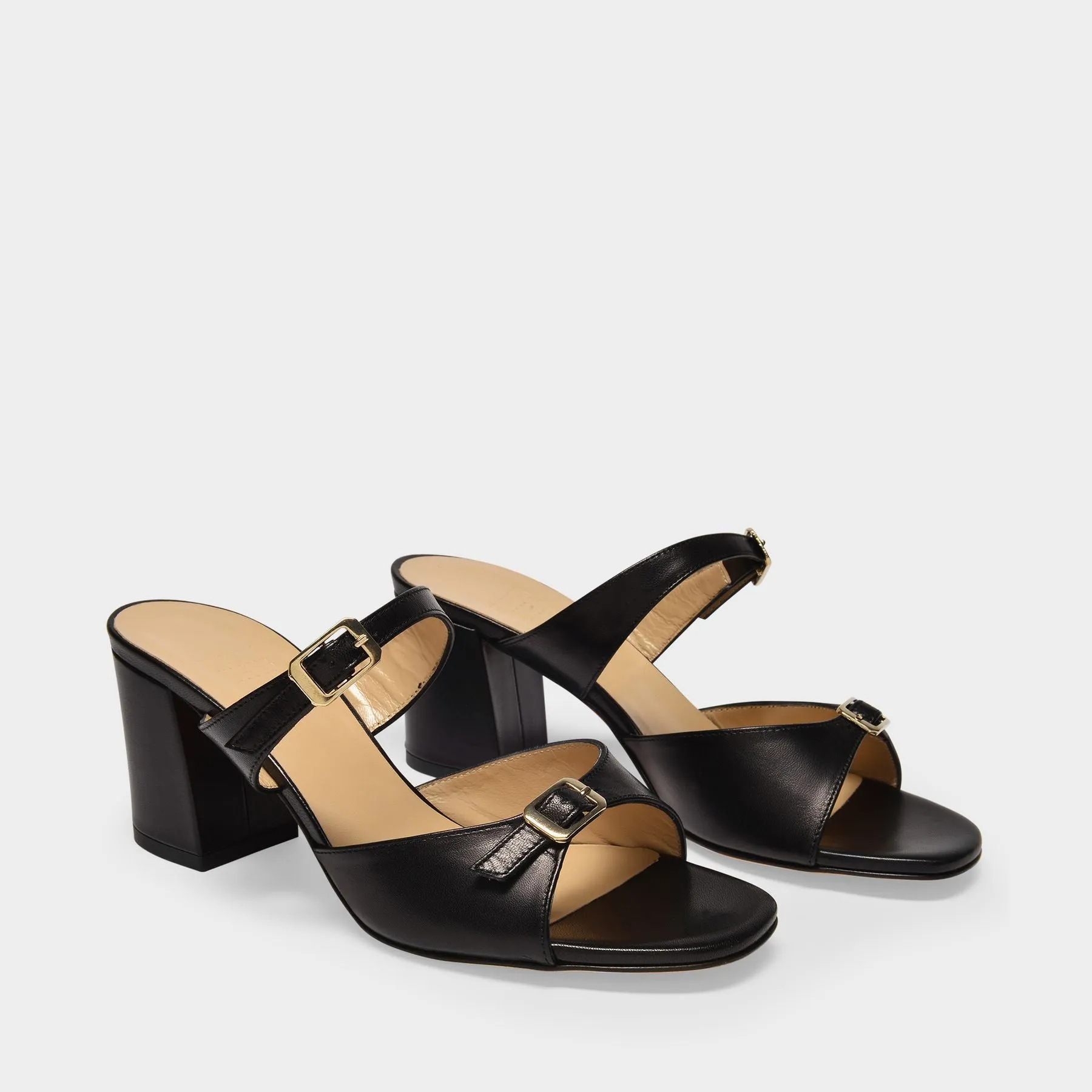 Maryam Nassir Zadeh  Una Sandals - Maryam Nassir Zadeh - Black - Leather