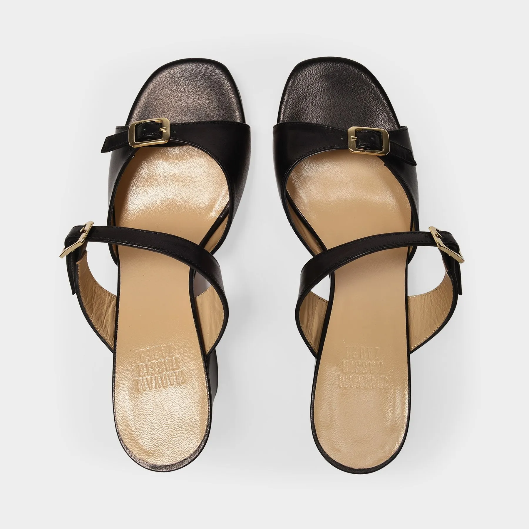 Maryam Nassir Zadeh  Una Sandals - Maryam Nassir Zadeh - Black - Leather