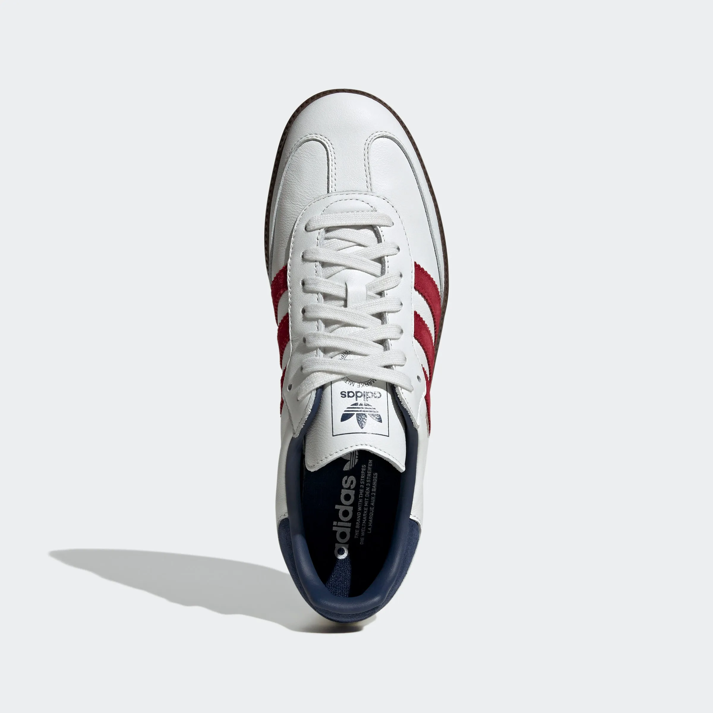 Men's adidas Originals Samba OG Shoes White Team Victory Red