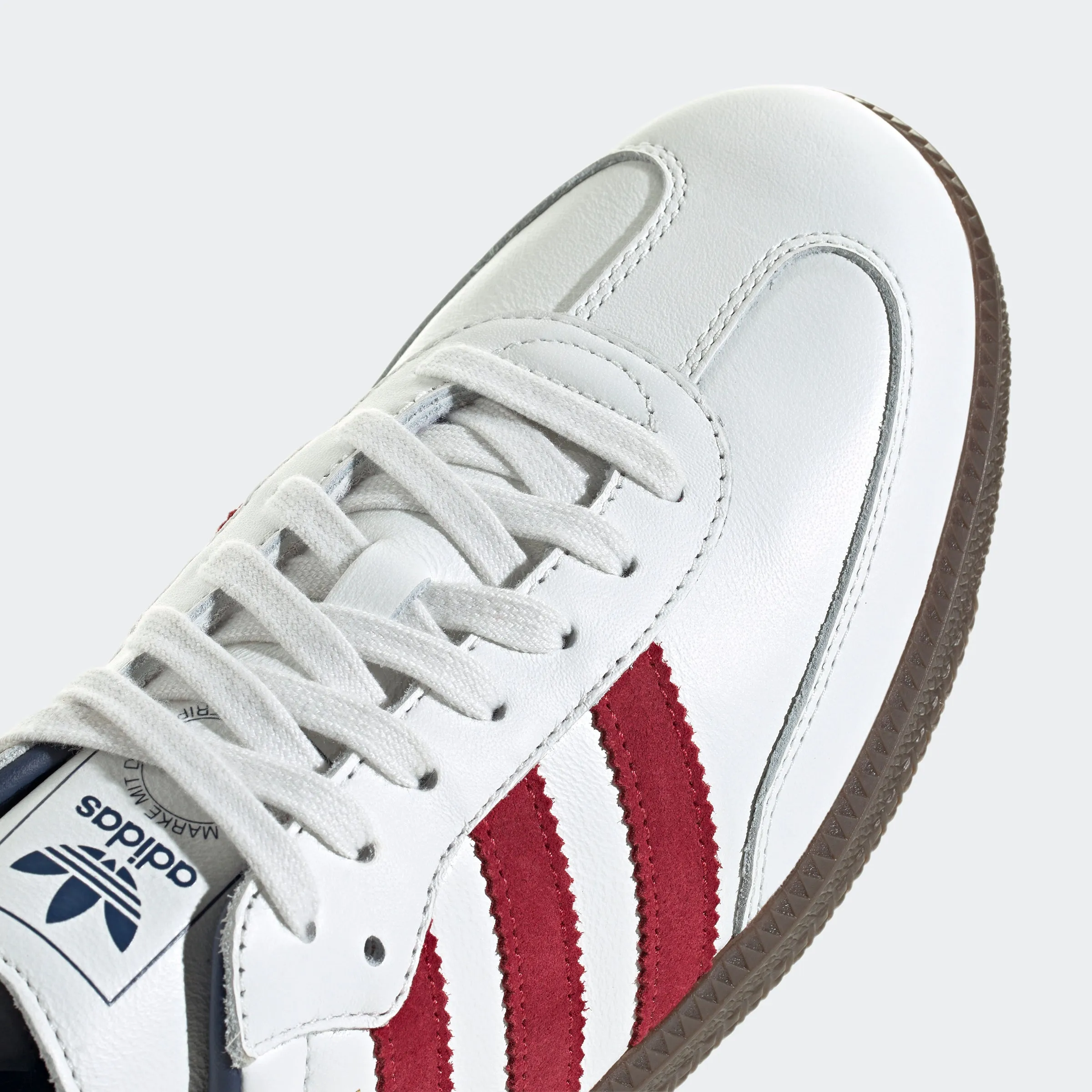 Men's adidas Originals Samba OG Shoes White Team Victory Red