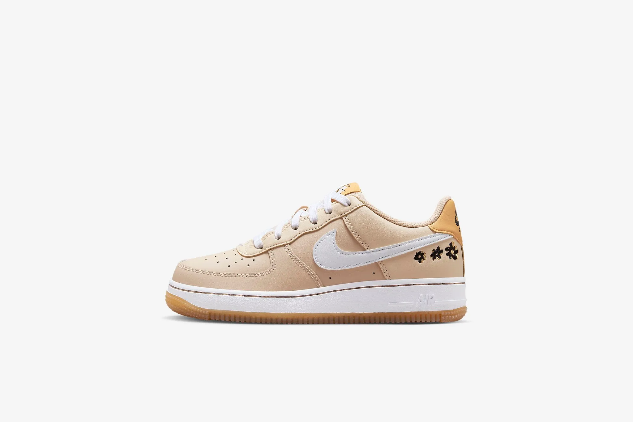 Nike Air Force 1 GS - Sanddrift / Twine / Black