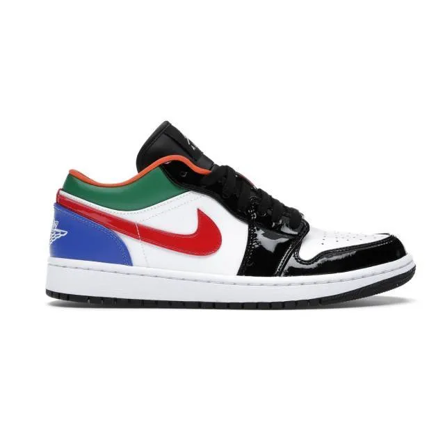 Nike air jordan 1 low (multi-color black toe/ white/ red/ bl