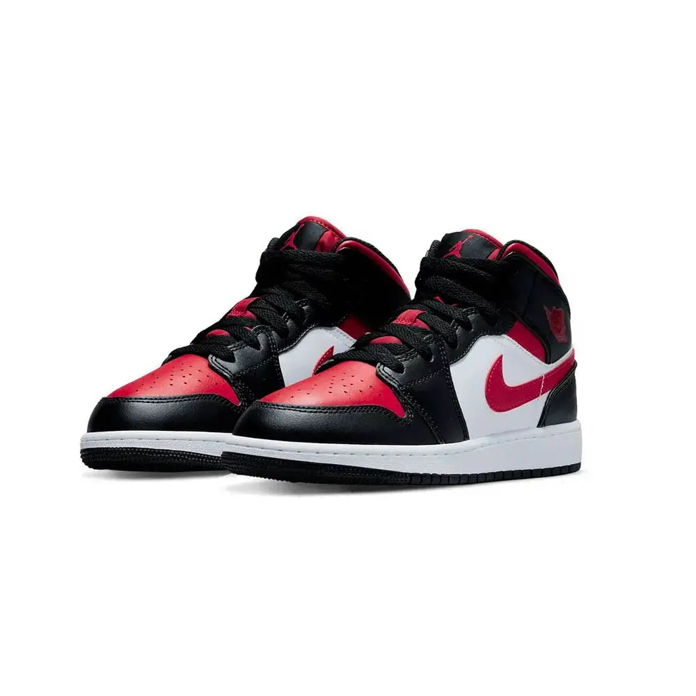 Nike Air Jordan 1 Mid Alternate Bred Toe (GS)