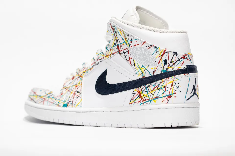 Nike Air Jordan 1 Mid Custom 'OG Pollock' Edition