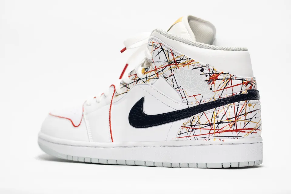 Nike Air Jordan 1 Mid Custom 'Olympics' Edition