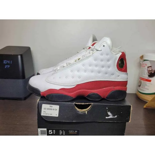 Nike air jordan 13 xiii retro red black white chicago 414574-122 size 5.5