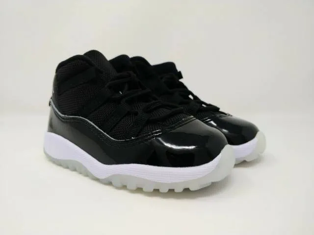 Nike air jordan retro xi 11 25th anniversary jubilee black td toddler 378040-011