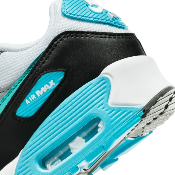 Nike - Boy - GS Air Max 90 - White/Blue Lightning