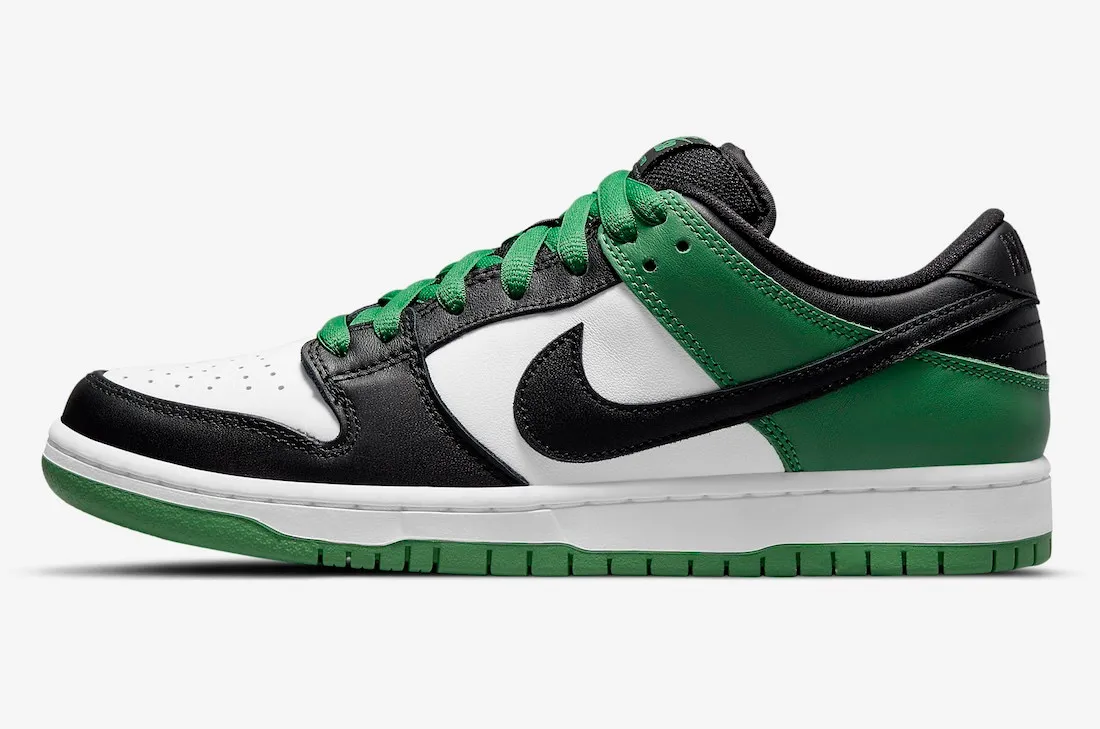 Nike SB Dunk Low Classic Green White Black BQ6817-302